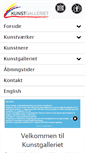 Mobile Screenshot of kunstgalleriet.dk
